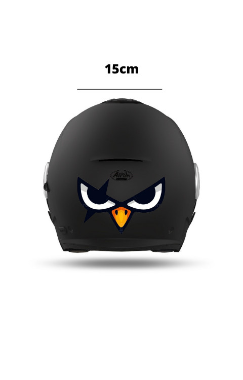 Owl Eye Sticker For Helmet | Helmet Owl  Sticker